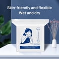 thumbnail image 1 of Disposable Face Towels, 100% Viscose, 20×20 cm, 20 Count, 65 gsm EF Textured, Soft & Absorbent disposable facial Cleansing Cloths, 1 of 7