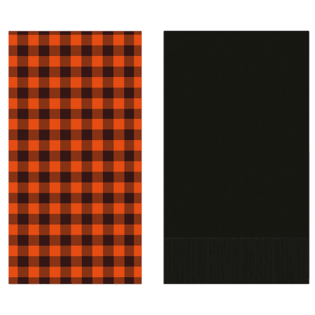Disposable Fall Guest Towels Paper Napkins for Bathroom, Set of 2 Packages of 16