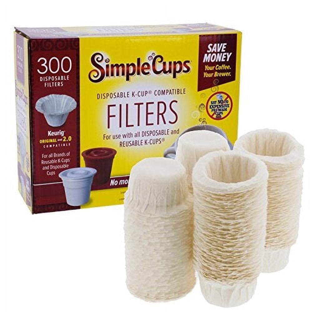 Disposable Filters Compatible with Keurig Brewers 300 Replacement