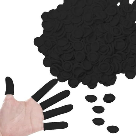 Disposable Finger Cover Rubber Gloves - Hygienic, Multi-Functional Use for Kitchen & More