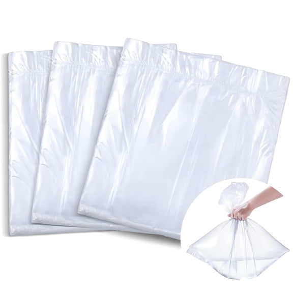 80 Pcs Disposable Foot Tub Liner, Portable Bath Basin Bags, Plastic Spa Bags Thin Large Foot Bath Liners for Hotel Home Use