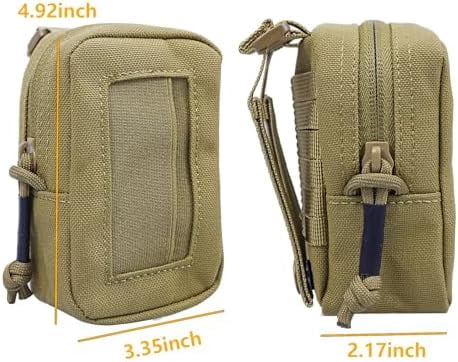 Disposable Glove Pouch Easy Access, Latex Gloves Pouch MOLLE Mounted for First Responders Duty Belt Backpack