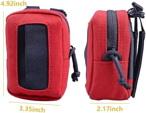 Disposable Glove Pouch Easy Access, Latex Gloves Pouch MOLLE Mounted for First Responders Duty Belt Backpack