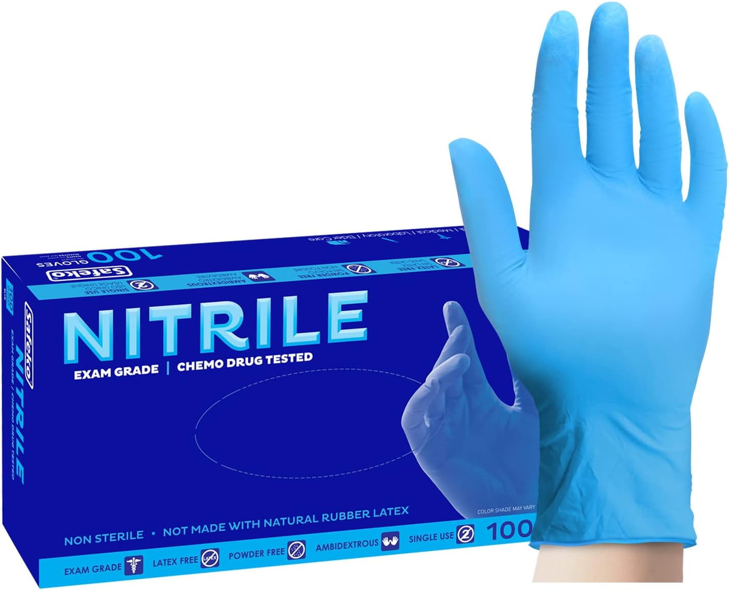 Disposable Gloves, Exam Grade, Latex , Powder