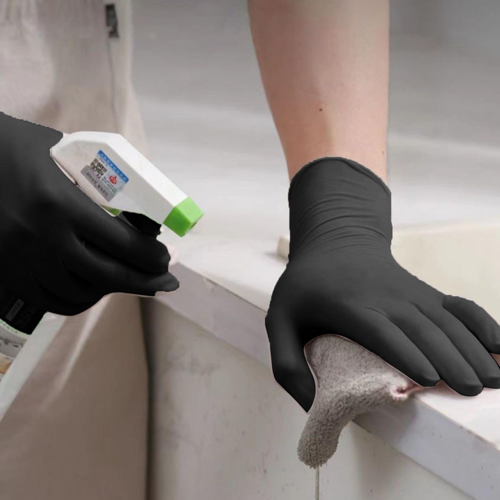 Disposable Gloves for Mechanics Basic Nitrile Exam Gloves 5.5 Heavy