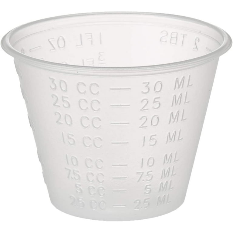 Vanguard Disposable Graduated Measuring Plastic Medicine Cups 1 Ounce (1000  Pack)