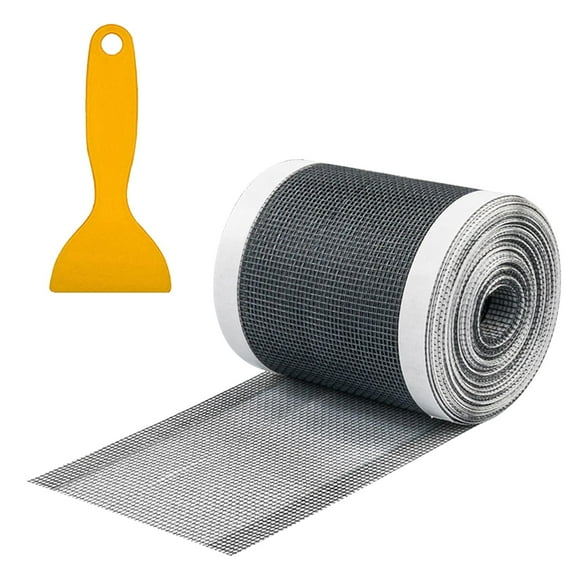 Disposable Hair Catcher Shower Drain Mesh Stickers, DIY Shower Drain Cover Hair Catcher for Any Length, 32.8 Foot Hair Stopper for Linear Shower Drain with Removal Tool, 3.54 Inch Width