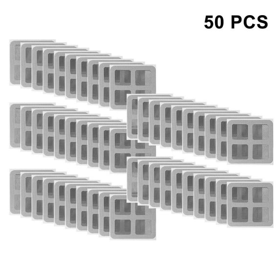 Disposable Hair Catcher Stickers for Shower & Sink Drains | Self-Adhesive Floor Filters Prevent Clogs | 20/50/100-Pack