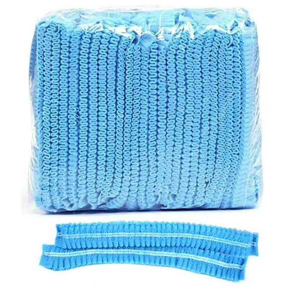 Disposable Hair Net Bouffant Cap Kitchen Medical Non Woven Head Cover