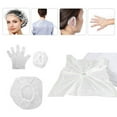 Disposable Hair Salon Capes Washing Pads Shampoo Cape Barber Tools Set