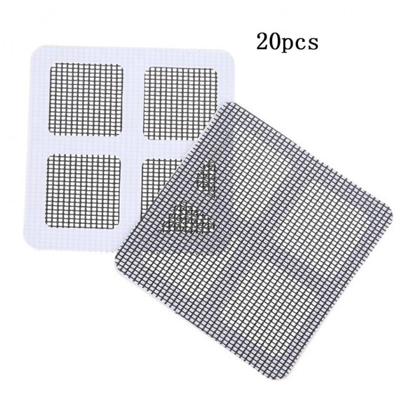 Disposable Hair Sewer Stickers, Drain Cover Hair Catcher, Adhesive Repair Kit for Bathroom Laundry Bathtub Kitchen Window and Door Screen, Anti-Clog Mesh Protector, Waterproof Seal Patch