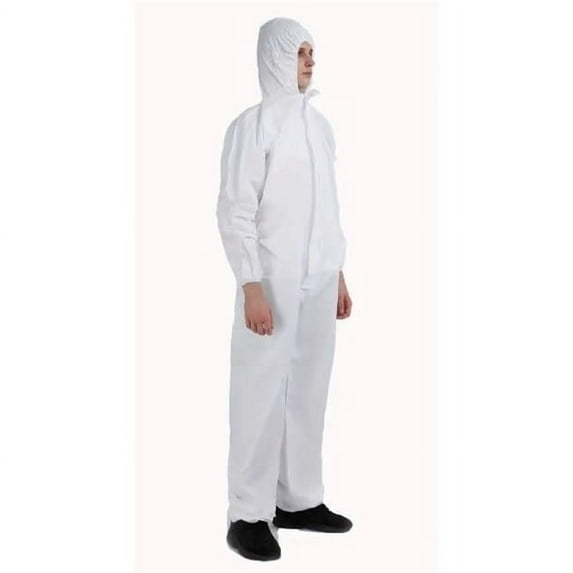 Disposable Hazmat Suit - Full Body Protection Coverall (6-Pack) -XL