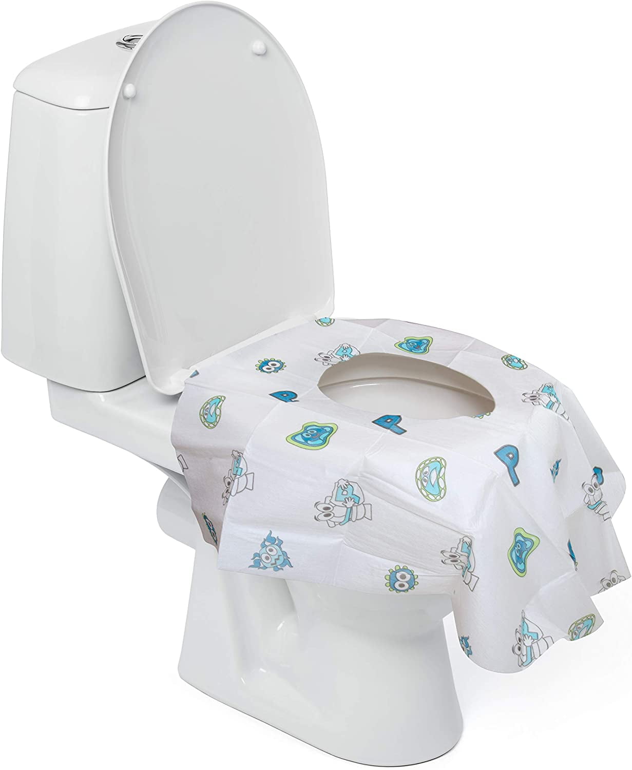 Disposable Hygienic Potty Seat Covers Individually Wrapped Toilet Seat