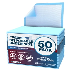 Disposable Incontinence Underpads 23'' X 36'' 50 Count Super Absorbent Bed Covers Pad High Absorbency