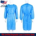 thumbnail image 1 of Disposable Isolation Gown Level 2 Fully Closed Double Tie Back, 1 of 5