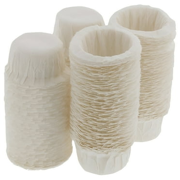 Disposable K Cup Paper Coffee Filters Compatible with Keurig Brewers - 100 Replacement Single Serve Compatible with Regular and Reusable K Cups. Great for Home Kitchen and Office