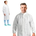 thumbnail image 1 of White Medical Disposable Gowns, 60 GSM Microporous Isolation, 60 Count, 2X-Large, 1 of 7