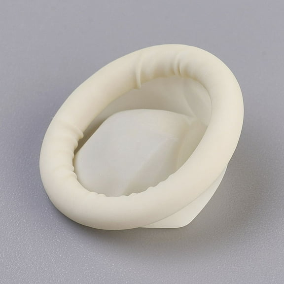 Disposable Latex Finger Cots Anti-slip Antistatic Finger Cots Antique White 60~70mm 140pcs/95~100g