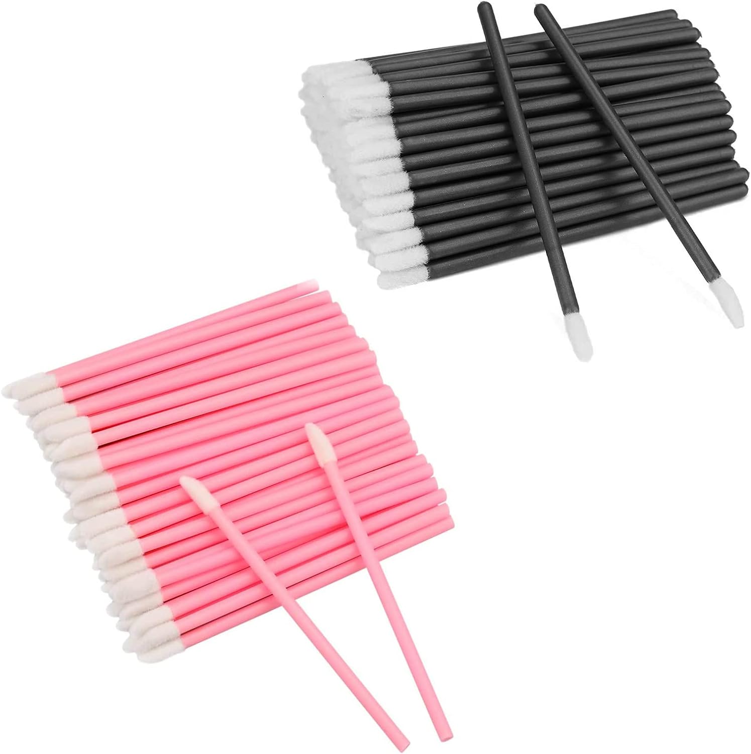 Disposable Lip Brush, Pack of 100 Lipstick Applicator Lip Gloss Brush, Lip Applicator Tool, Lip