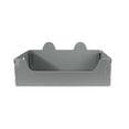 thumbnail image 1 of Disposable Litter Box Portable Travel Pan with Leak Proof Liner and Foldable Design for Indoor Outdoor Use Easy Cleanup for Felines, Gray 16 Inch, 1 of 5