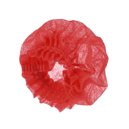 Disposable Microphone Cover Mic Windscreen Covers Non-Woven Red for Handheld Microphone, Pack of 120
