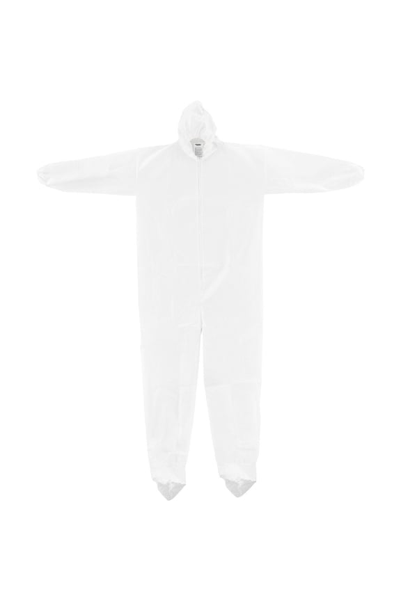 Disposable Microporous Coverall Elastic Hood & Boots WHT 3XL 25/Case