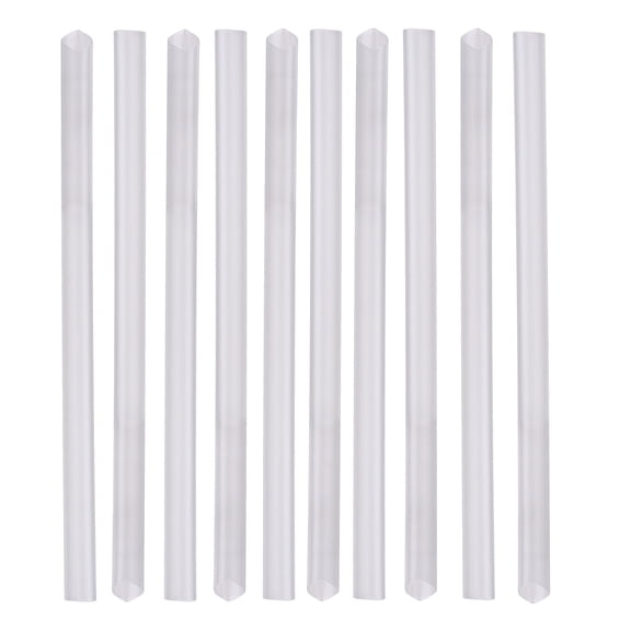 Disposable Milk Tea Coarse Straw Color Juice Art Large Straw Coffee Stick Beverage with Spoon Fine Straw 19CM