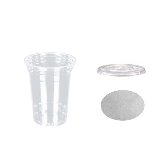 Disposable Milk Tea Cup Disposable Plastic Cold Drink Cup Fruit Lemon Tea Cup Disposable Commercial High Transparency Coffee Cup 360 Ml