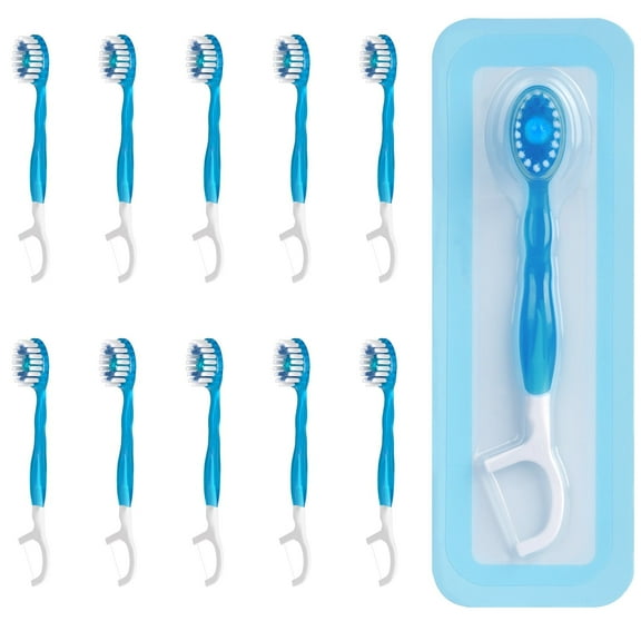 Disposable Mini Travel Toothbrushes 10 Count