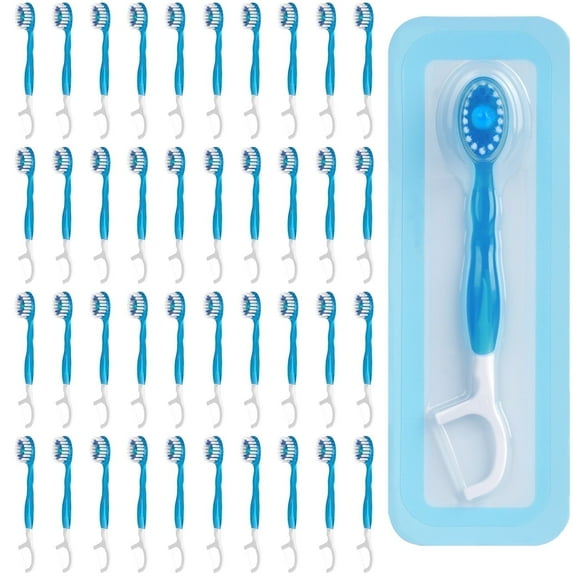 Disposable Mini Travel Toothbrushes 40 Count