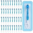 thumbnail image 1 of Disposable Mini Travel Toothbrushes 40 Count, 1 of 8