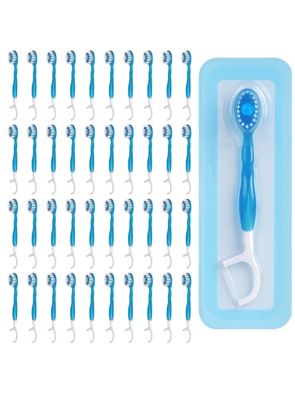 Disposable Mini Travel Toothbrushes 40 Count