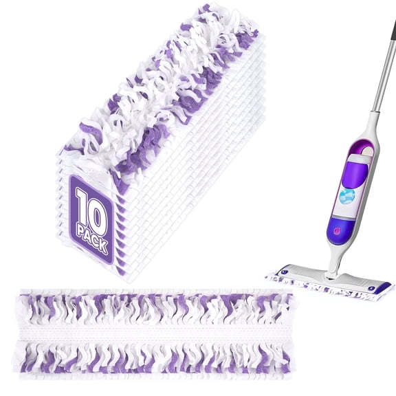 Disposable Mop Pad Refills for Swiffer Power Mop, Multi-Surface Floor Cleaning Pads, 10 Count