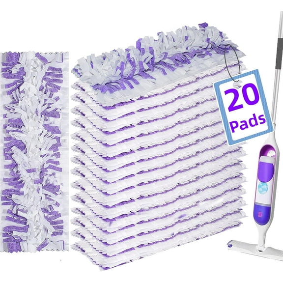 Disposable Mopping Pad Refills for PowerMop Multi-Surface Mopping Pad Refills for Floor Cleaning, 20 Count