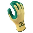 thumbnail image 1 of Disposable Nitrile Palm Coating - Yellow & Green - Large, 1 of 1
