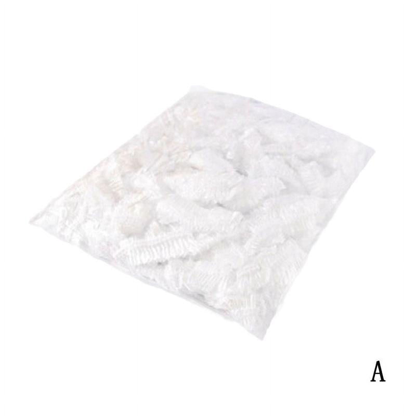 "Disposable One-off Hotel Home Shower Bathing Clear Hair Elastic Caps Hats "