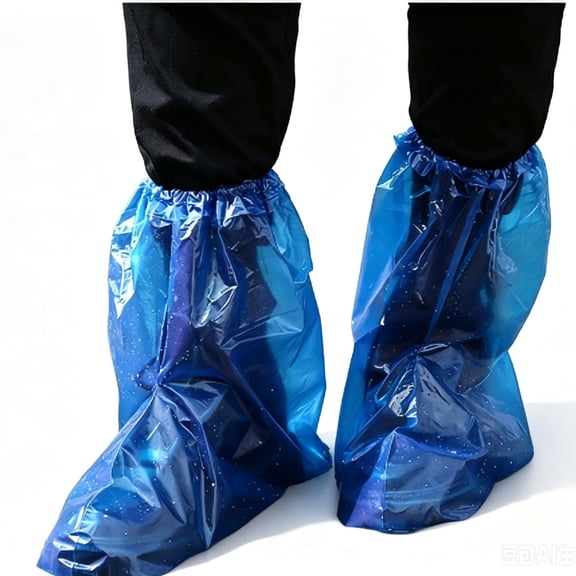 Disposable PE Shoe Covers And Protective Overshoes For Indoor And Outdoor Use34693