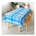 thumbnail image 1 of Disposable PEVA Plaid Tablecloth Waterproof Thick Plastic 54x108in Party Mat for Dining Picnic, 1 of 3