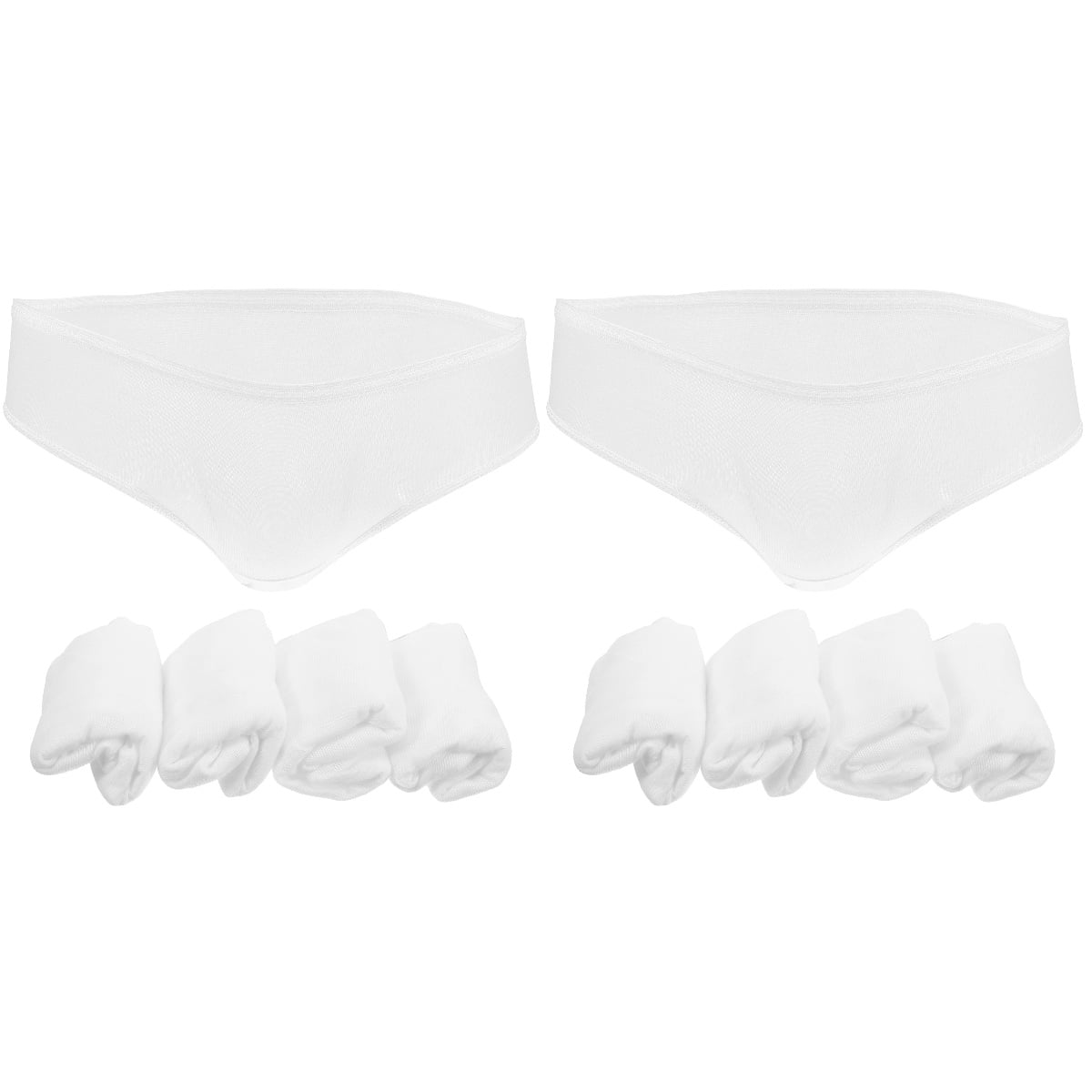 Disposable Panties Maternity Brief Travel Men and Women 10 Pcs Portable Spa Knitted Fabric Mens