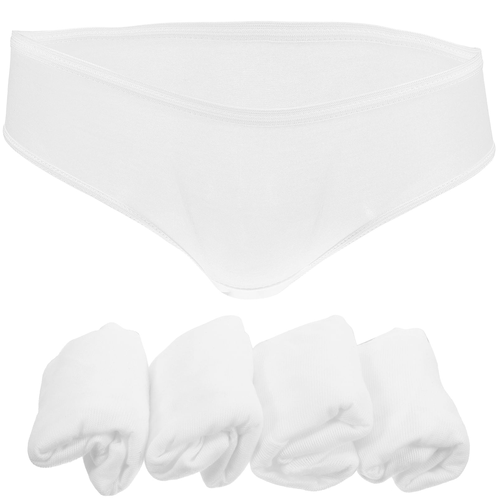 Disposable Panties Men Mens Mesh Underwear for Outdoor Spa White and Women