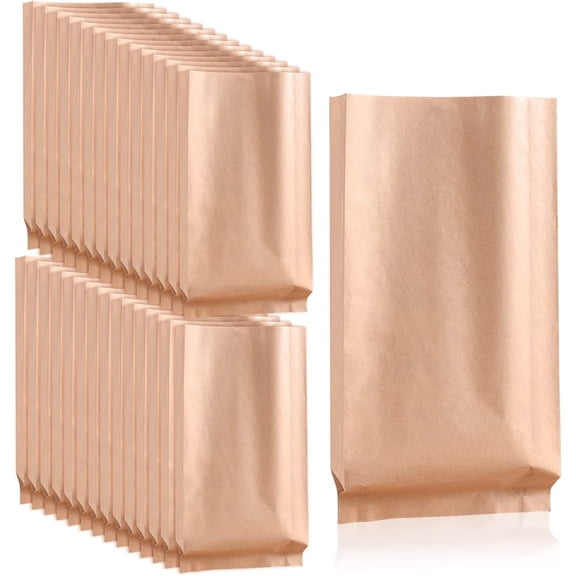 Disposable Paper Bag, 100 Pack Sanitary Napkin Disposal Bags, Feminine Hygiene Disposal Bags, Kraft Paper Bag, Sturdy and Waterproof, Suitable for Sanitary Napkins, Gift Bags