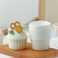 thumbnail image 1 of Disposable Paper Baking Boxes | 50-Pack Lidless Cupcake Cups | 6.5x5x4cm White Coated Paper Cake Containers | Microwave Safe & Heat Resistant for Parties & Baking, 1 of 6