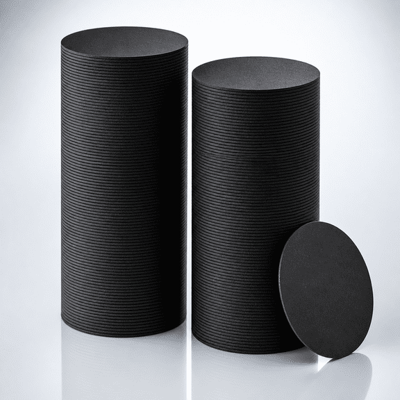 Disposable Paper Drink Coasters 400 Count 4 Inch Black