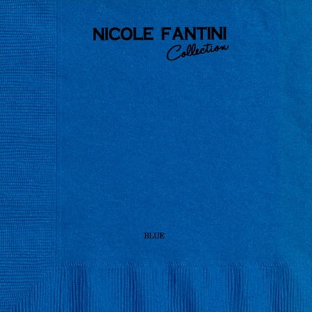 Disposable Paper Lunch Napkins Barbecue, Birthday, 3-Ply Solid Color 20Ct (Blue)