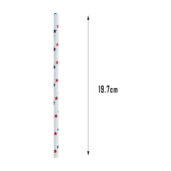 Disposable Paper Straws, 100 Count Biodegradable Drinking Straws for Beverages Smoothies Parties Events ( Black )