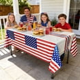thumbnail image 1 of Disposable Party Supplies, Independence Day Decorations, Red White And Blue Patriotic Party Decor For Memorial Day And Veterans Day, Plastic Tableware, 1 of 6