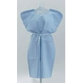 thumbnail image 1 of Disposable Patient Gowns, 3-Ply T/P/T, Blue, X-Ray, 30" x 42" - Qty of 50, 1 of 1