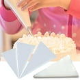 thumbnail image 1 of Disposable Piping Bags | Extra Thick Icing Bags | Food Grade Pastry Bags | 100 Pack | Heavy Duty No-Burst Design for Cake, Cookie, Cupcake, Cream & Fondant Decorating | 12 Inch | Easy Grip |, 1 of 2