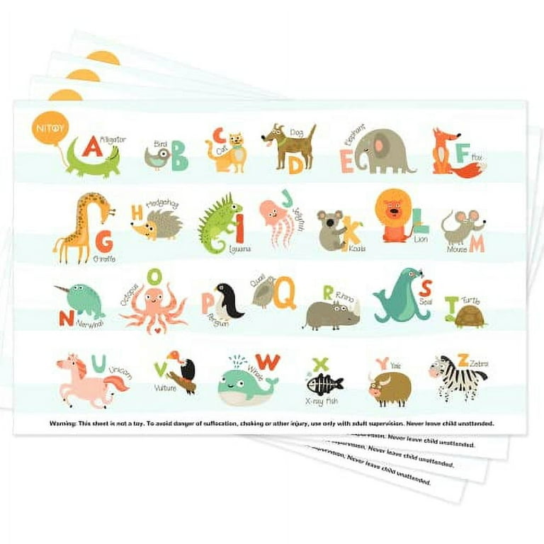 Table Top Colouring Mat, Playful Animals Table Top Colouring Mat, Playful Animals