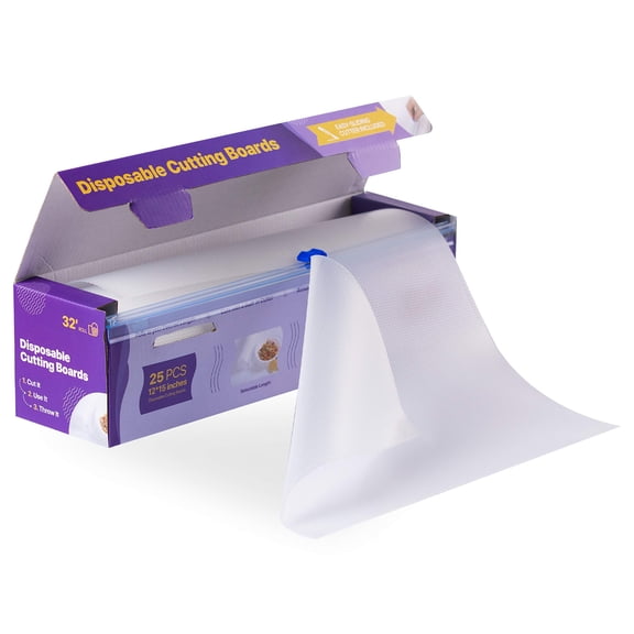 Disposable Plastic Board Sheets For Bbq & Camping - Large Flexible Chopping Boards Mats Kitchen And Outdoor 32'